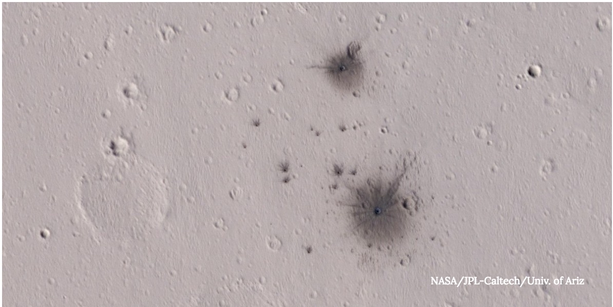 Mars Was Recently Hit by a Meteorite 'Shotgun' Blast